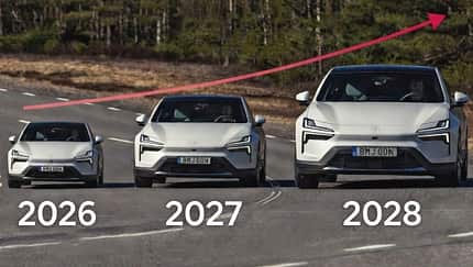 Polestar 4 groß klein mittel Absatzkurve Wachstum 2026 bis 2028 Grok Polestar 4