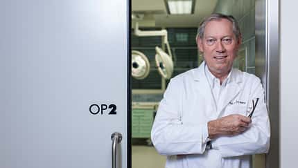 Prof.Dr. Mang, in seiner Bodenseeklinik